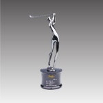 판촉물 크롬인형트로피 인쇄 G3318