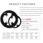 110 BCD 체인링 로드 바이크 시마노 105 DURA-ACE R9100 크랭크 56-4 48-35T 50-34T 52-36T 53-39T 54-40T