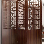 병풍파티션 한식 중식 식당 가림막 인테리어 칸막이