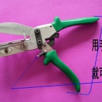 스크린 스퀴지 절단 도구 단일 경도계 씰링 커터 고무 스테인레스 스크래치 녹색 가위