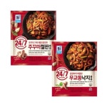 대림냉동 24 7무교동낙지볶음 350g x1개 24 7쭈꾸미철판볶음 350g x1개