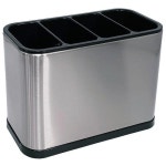 키친 4구 실용적인 보니따 정리함 편리한 스픈버켓 스텐수저통 H2740 FW695A4B