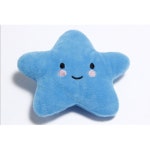 강아지 애견 장난감 삑삑이 바스락 파랑별 봉제 인형