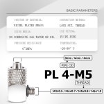 10pcs 미니 공압 파이프 커넥터 수나사 M3 M4 M5 M6 1 8 공기 튜브 m OD 나사 퀵 피팅 빠른 PC3 M3