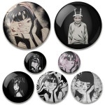 브로치 뱃지 Tomie Junji Ito 아트 핀 수제 선물 모자 장식 쥬얼리 여성 배지 액세서리