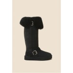 슈콤마보니 백화점매장판 슈콤마보니 여성 롱부츠 Shearing long boots DG3BW24702BLK