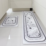 포시엘라 포시엘라 포시엘라 pvc 주방 매트 특대 싱크대 부엌 발매트 북유럽 180x45