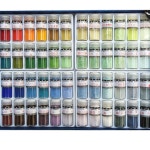 캘라그라피 글리터 가루 물감 분채 30색 세트 길상 동양화