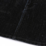 LAP 벨벳 데님 마이크로 미니스커트 AQ4DSA60