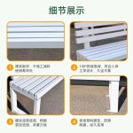 야외용 벤치 웨이팅 철제 공원 놀이터 의자 휴게소 대기의자 1 100 40 모델