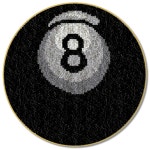 원형 방석 러그 DIY 스킬 자수 세트 영문버전 흰색인쇄메쉬 NO 05 1세트