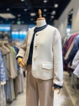써스데이아일랜드 노카라 싱글 자켓 T246AJK533W