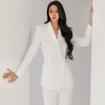 베뉴 스프링 슬림 라인 패드 더블 자켓 J1760
