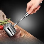 돈까스망치 스테이크 연육기 스틸 다지기 해머 도라지 스테인리스 풀 304 스텐 고기망치