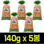 늘푸른 늘푸른식품 종합마카로니 소 140gx5봉 뻥튀기 바삭바삭 고소한맛