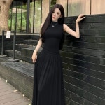게게지아 우아하고 패셔너블한 레이디 민소매 조끼 탑 하이웨이스 15387N4954552