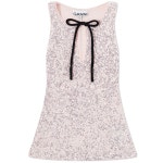 GANNI 가니 민소매 티셔츠 Nude Neutrals F8626494