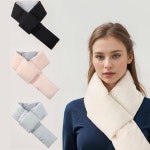 남녀공용 커플 패딩목도리 겨울 방한 기모 패딩머플러