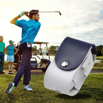 골프공 케이스 골프볼 주머니 가죽 파우치 볼케이스