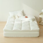 포근 포근 침대 사계절 두꺼운 토퍼 통세탁가능 매트리스 알러지케어 Q K