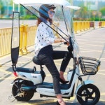 전기자전거 캐노피 지붕 차양막 스쿠터 가림막