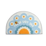 욕실 반원 극세사 바닥 매트 사우나 신발장 현관 씽크대 푹신한