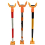 주차 차단기바 주차장 2미터 배리어 후지 타원 황토색 5 곡선 바리게이트 추가 타원형 배리어호스트 동일 옐로 원제 차량차단기 두께