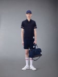 톰브라운 톰브라운 암밴딩 삼선 슬리브 카라 반팔 남성 티셔츠 MJP193A J0129 415