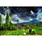 퍼즐라이프 퍼즐라이프 퍼즐라이프 별밤 II 풍경화 1000피스 직소퍼즐액자 퍼즐단품 1개 PL1347