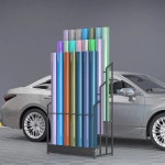 거치대 받침대 포장지 필름 롤거치대 시트지 행거 원단 보관