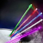 발광 공연 LED드럼스틱 재즈 밴드 LED 조명 녹색 스테 야광 1 내타성 고분자 플래시 스틱 그린 5A