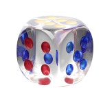 아크릴 정육면체 투명 주사위