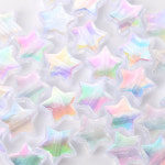 별 비즈 AB 컬러 투명 다섯 뾰족한 아크릴 쥬얼리 만들기위한 스페이서 DIY 팔찌 액세서리 50 50pcs H9348-1