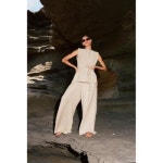 자라 자라 ZARA 링클 이펙트 와이드 팬츠754452
