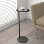 미니 원형 테이블 카페 원목 스탠딩 골드폴 원목 벽면 철제