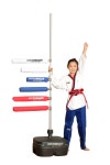 MUDOTOOLS TORNADO FUN INCL 6가지 목표 휴식 테스트 보드 I 태권도 훈련 I 스포츠 피트니스 I MMA