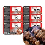 왕조실록서서갈비 홈츠 100 국내산 돈육 왕조실록 서서갈비 양념돼지 왕구이 600g x 6팩 총 3 6kg