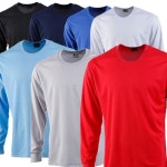 효성 에어로쿨 라운드 긴팔 냉감