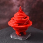 칭다오 스노우볼 5 4광장 메이스퀘어 장 기념품 워터볼 여행 크리스탈볼 선물 수정구 붉은색