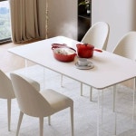 아크릴 다리테이블 원목식탁 6인용 대형 검정색슬레이트