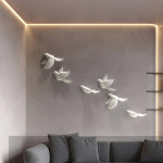 샤크팡 독특한 날아가는 인테리어 장식품 버드 소품