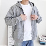 남자 커플 봄 가을 겨울 오버핏 투웨이 후드집업