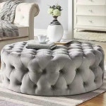 스툴 소파 보관함 대형 벨벳 낮은 원형 보조의자