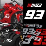 KTM Z900 혼다 PCX용 접착 비닐 스티커 모토크로스 모토 반사 헬멧 데칼 No 93 오토바이 액세서리 CB650R