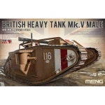 영국 헤비 탱크 Mk V 남성 체중계 모델 키트 Meng TS 020 1 35