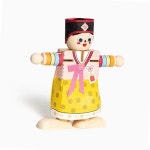 우리나라 전통 한복 나무인형 만들기 여자 한복