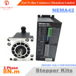 CNC 8Nm 스테퍼 모터 드라이버 키트 3 상 1 2 도 스텝 각도 4 3A NEMA42 3M2280-10A 110BYGH350A