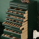 쥬얼리 대형 액세서리 귀걸이 반지팔찌 보석함 보관함