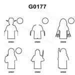 교육용 빌딩 블록 미니 액션 피규어 할로윈 장난감 어린이 크리스마스 선물 KT1077 G0176 G0175 G0177
