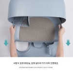 고양이화장실 숨숨집 배변통 모래박스 후드형 변기 완전 화장실 배변 루프탑 캐비닛 원목